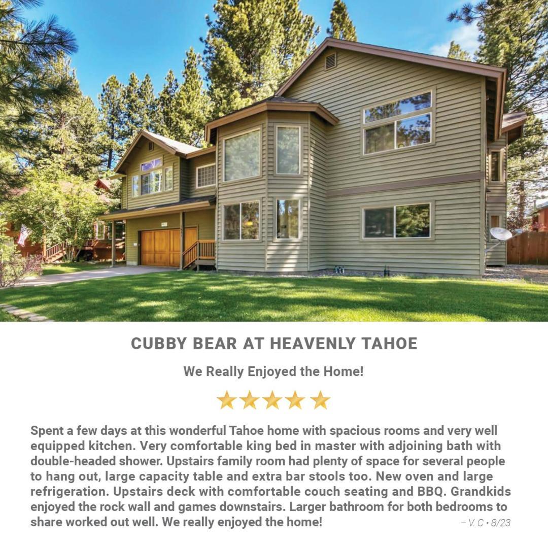 Cubby Bear At Heavenly Tahoe - Pets South Lake Tahoe Ngoại thất bức ảnh
